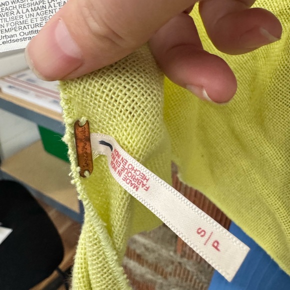 NWOT Free People Cotton Boho Halter Top - Picture 4 of 5